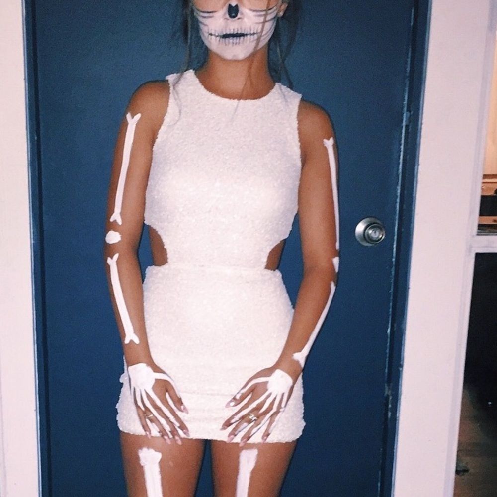 White sequin Tobi dress